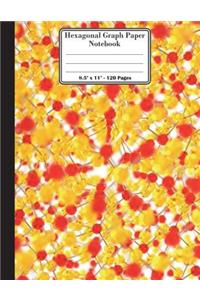 Hexagonal Graph Paper Notebook. 8.5