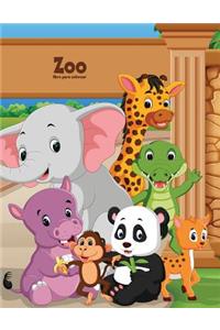 Zoo libro para colorear 1