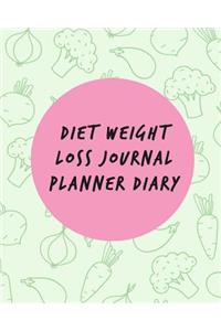 Diet Weight Loss Journal Planner Diary