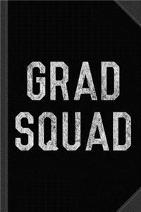 Grad Squad Graduation Journal Notebook