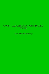 Jewish Law Association Studies XXVIII