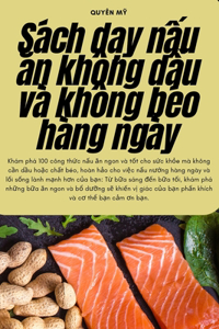 Sách dạy nấu ăn không dầu và không béo hàng ngày