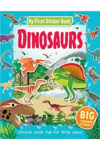 My First Sticker Book Dinosaurs: Sticker Book Fun for Little Ones!