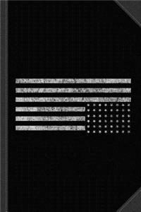 Upside Down Flag Us Vintage Journal Notebook
