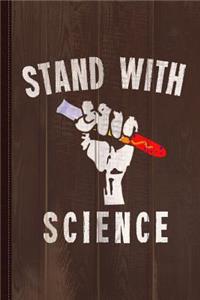 Stand with Science Journal Notebook