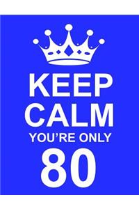 Keep Calm You're Only 80
