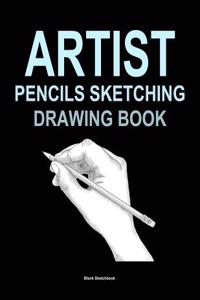 Artist Pencils Sketching Drawing Book