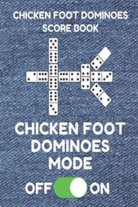 Chicken Foot Dominoes Score Book