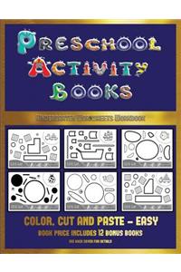 Kindergarten Worksheets Workbook (Preschool Activity Books - Easy)