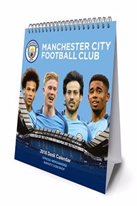 Official Manchester City FC Desk Easel Calendar 2018