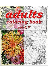 Adult Coloring Books : Coloring Book VoL.6-7: stress Relieving coloring book