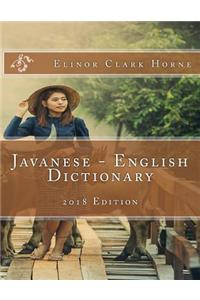 Javanese - English Dictionary