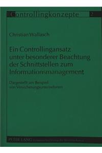 Controllingansatz Unter Besonderer Beachtung Der Schnittstellen Zum Informationsmanagement