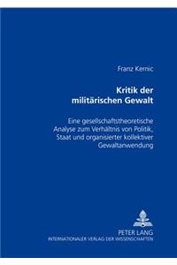 Kritik Der Militaerischen Gewalt