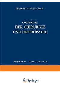 Ergebnisse Der Chirurgie Und Orthopädie