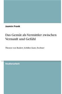 Das Gemüt als Vermittler zwischen Vernunft und Gefühl