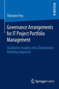 Governance Arrangements for It Project Portfolio Management