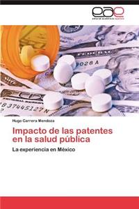 Impacto de Las Patentes En La Salud Publica