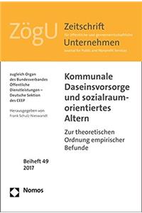 Kommunale Daseinsvorsorge Und Sozialraumorientiertes Altern