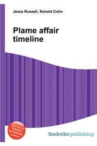Plame Affair Timeline