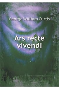 Ars recte vivendi