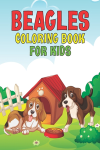 Beagles Coloring Book For Kids
