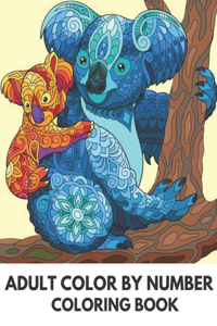 Adult Color By Number Coloring Book