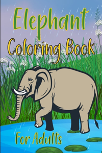 Elephants Coloring Book For Adults