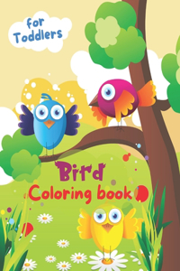 Bird Coloring Book for Toddlers