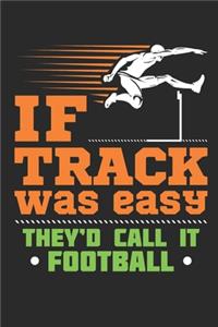 If Track Was Easy They'd Call It Football