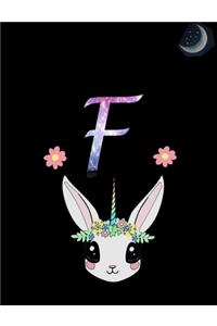 Unicorn Notebook Monogram Series 