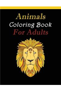 Animals Coloring Book For Adults