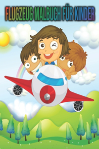 Flugzeug Malbuch für Kinder