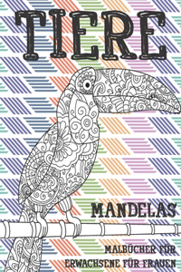 Malbücher für Erwachsene für Frauen - Mandelas - Tiere