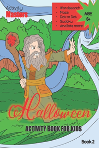 Halloween Activity Book for Kids