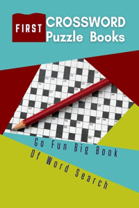 First Crossword Puzzle Books Go Fun Big Book Of Word Search