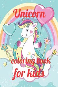Unicorn coloring book for kids