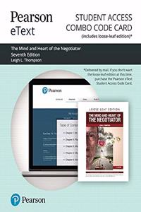 Pearson Etext for the Mind and Heart of the Negotiator -- Combo Access Card