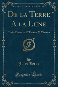 de la Terre a la Lune