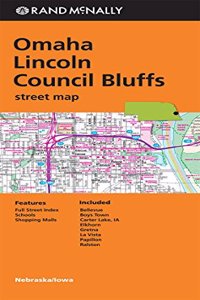 Folded Map Omaha/Lincoln Council Bluffs Ne Street