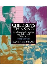 Children S Thinking: Developmental Function and Individual Differences