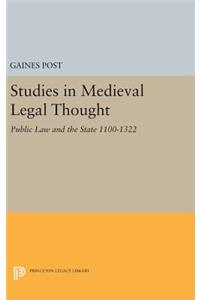 Studies in Medieval Legal Thought
