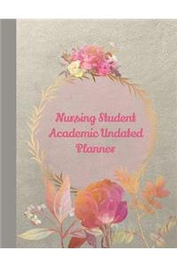 Nursing Student Undated Academic Planner