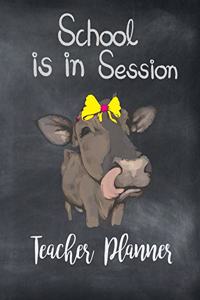 School is in Session Teacher Planner