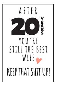 21th Anniversary Notebook For Wife