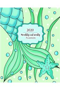 2020 Monthly and Weekly Planner