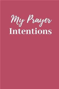 My Prayer Intentions
