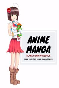 Anime Manga Blank Comic Notebook