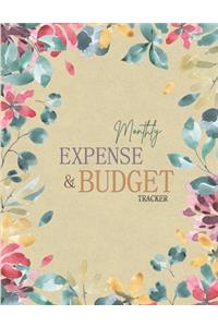 Monthly Expense and Budget Tracker