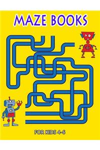 Maze Books for Kids 4-6